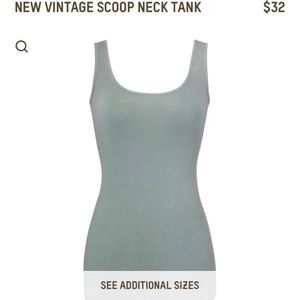 Skims New Vintage Scoop Neck Tank